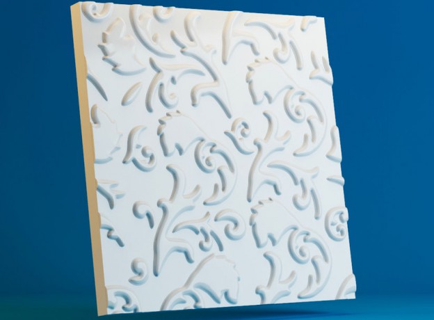 Mold for 3D panels Leaf fall