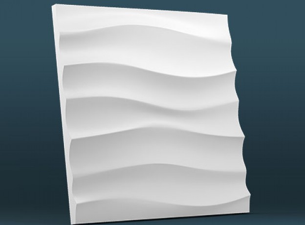 Mold for 3D panels Wave horizontal large