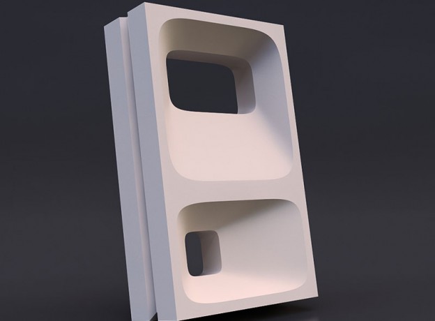 Mold 01 for making 3D blocks