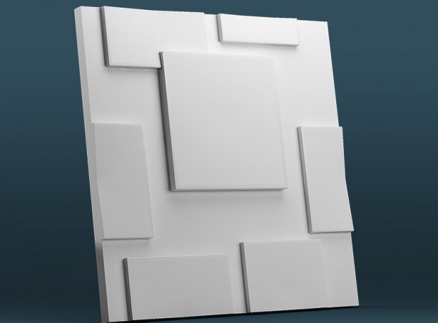 Mold for 3D panels Squares