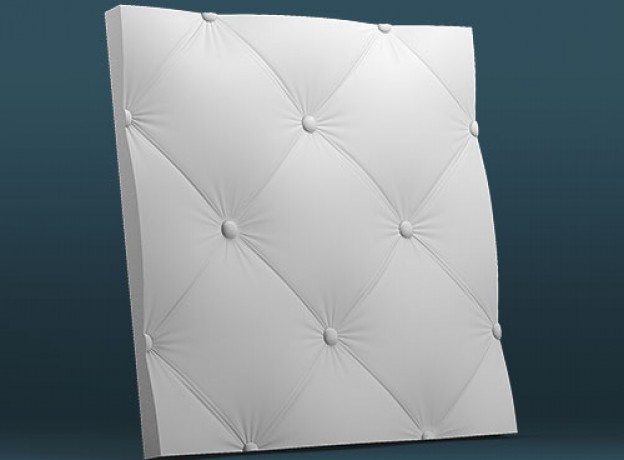 Mold for 3D panels large leather