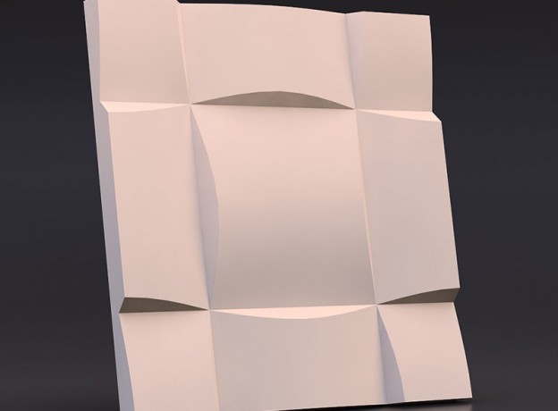 Mold for 3D panels Сonvex square