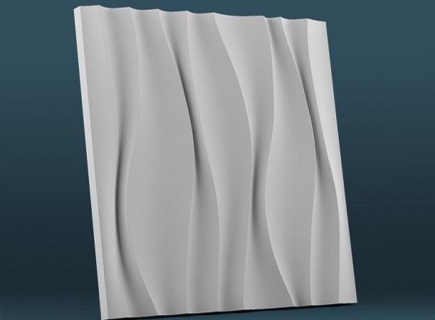 Mold for 3D panels Waterfall