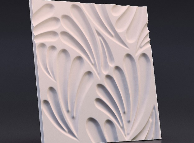 Mold for 3D panels Life of plants